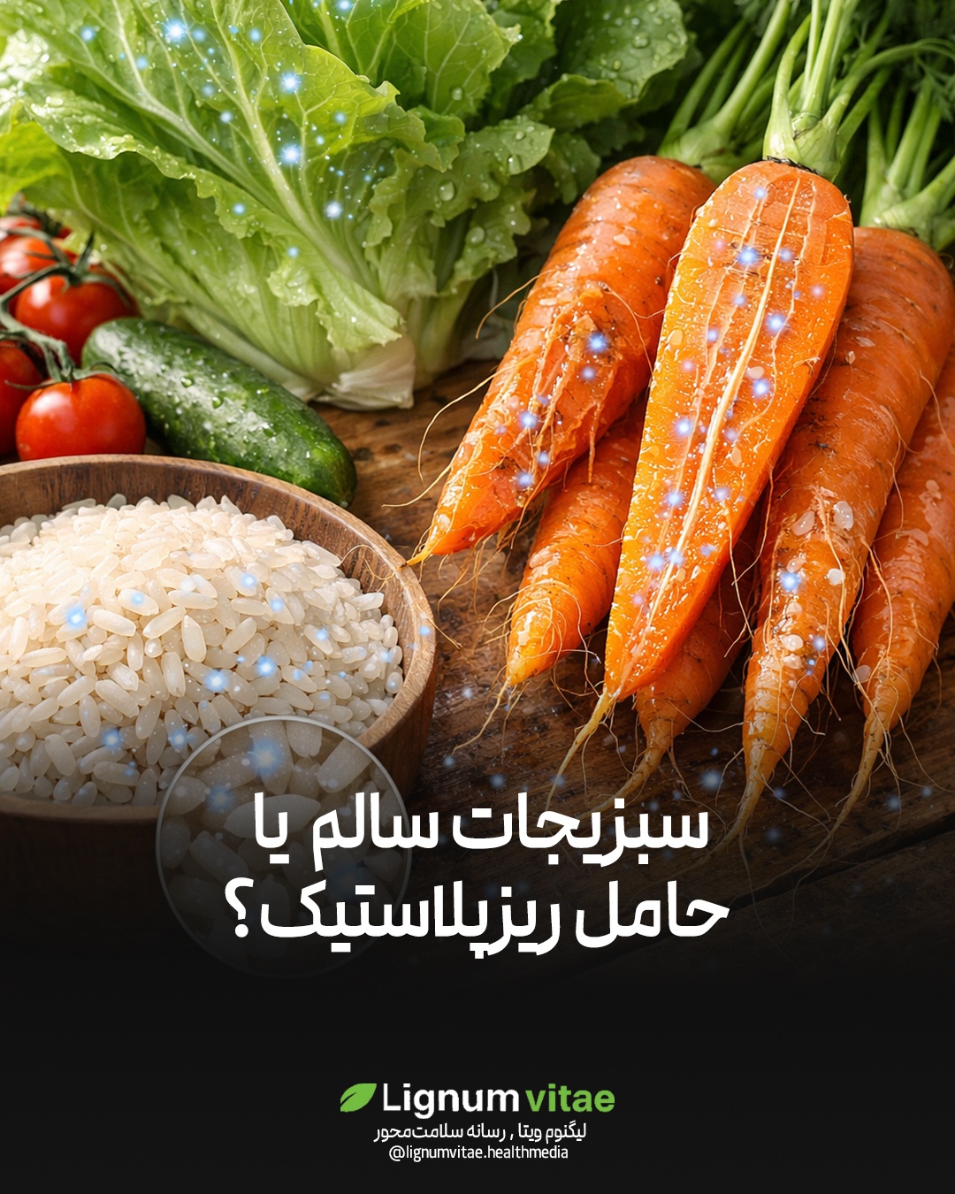سبزیجات سالم یا حامل ریزپلاستیک؟